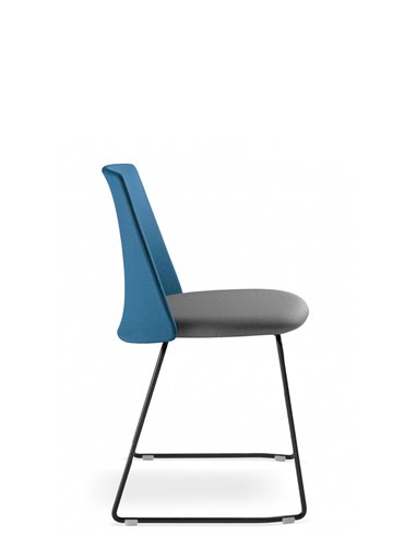 Кресло LD SEATING MELODY CHAIR 361-Q, N1 для посетителей, на полозьях