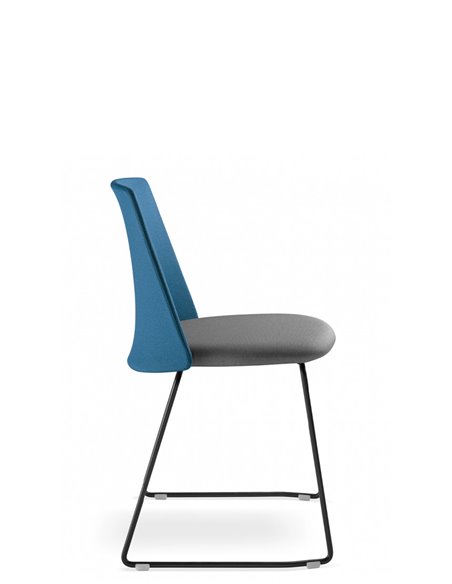 Кресло LD SEATING MELODY CHAIR 361-Q, N1 для посетителей, на полозьях
