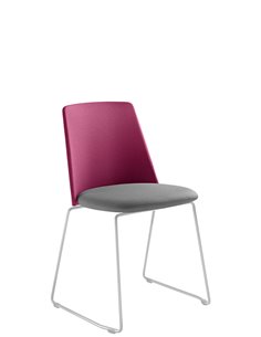 Кресло LD SEATING MELODY CHAIR 361-Q, N0 для посетителей, на полозьях
