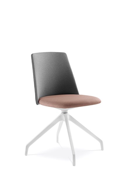 Кресло LD SEATING MELODY CHAIR 361, F90-WH для посетителей