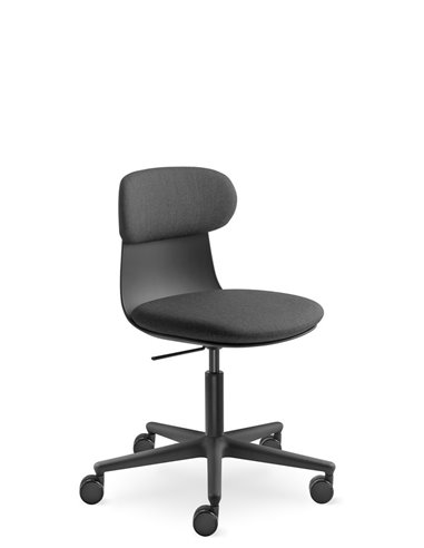 Кресло LD SEATING ZOE 220-BL для посетителей, на колесах