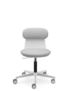 Кресло LD SEATING ZOE 220-WH для посетителей, на колесах 2