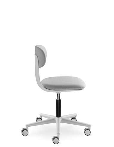Кресло LD SEATING ZOE 220-WH для посетителей, на колесах