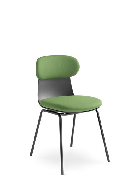 Кресло LD SEATING ZOE 221-BL-N1 для посетителей, на ножках