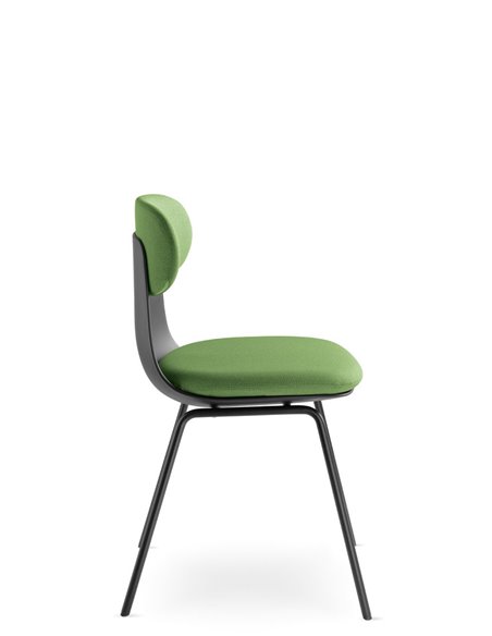 Кресло LD SEATING ZOE 221-BL-N1 для посетителей, на ножках