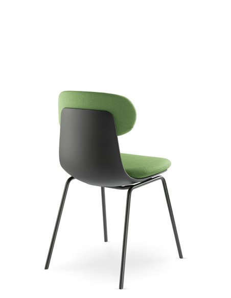 Кресло LD SEATING ZOE 221-BL-N1 для посетителей, на ножках