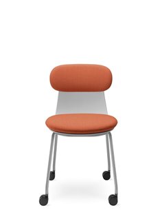 Кресло LD SEATING ZOE 222-GR-N2 для посетителей, на колесах 2
