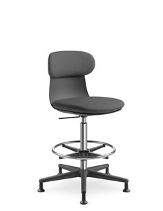 Кресло LD SEATING ZOE 223-BL, поворотное, с высоким газлифтом
