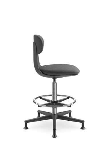 Кресло LD SEATING ZOE 223-BL, поворотное, с высоким газлифтом