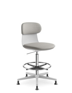 Кресло LD SEATING ZOE 223-GR, поворотное, с высоким газлифтом