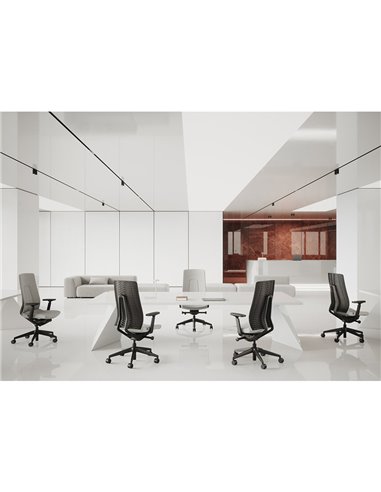 Кресло LD SEATING FOLLOWME 451-SYQ-N1, эргономичное с гибкой спинкой
