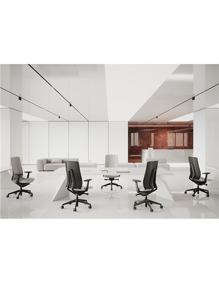 Кресло LD SEATING FOLLOWME 451-SYQ-N1, эргономичное с гибкой спинкой