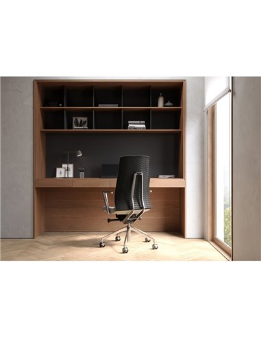 Кресло LD SEATING FOLLOWME 451-SYQ-N6, эргономичное с гибкой спинкой
