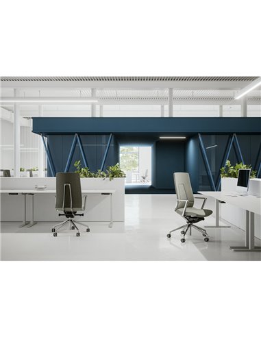 Кресло LD SEATING FOLLOWME 451-SYQ-N6, эргономичное с гибкой спинкой