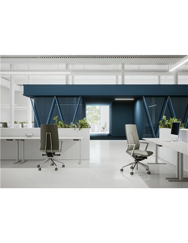 Кресло LD SEATING FOLLOWME 451-SYQ-N6, эргономичное с гибкой спинкой