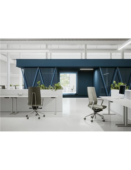 Кресло LD SEATING FOLLOWME 451-SYQ-N6, эргономичное с гибкой спинкой