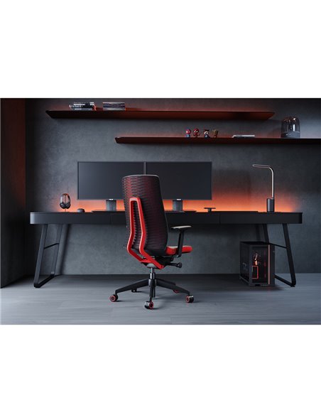 Кресло LD SEATING FOLLOWME 452-SYQ, эргономичное с гибкой спинкой