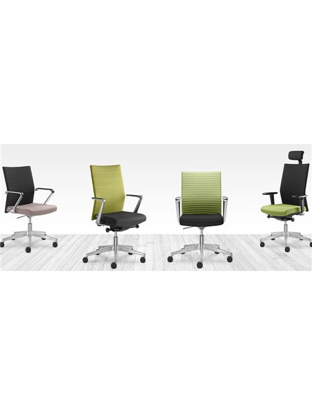 Кресло LD SEATING ELEMENT 430-SYQ, HO эргономичное, с высокой спинкой