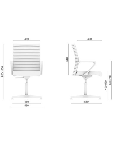 Конференц-кресло LD SEATING ELEMENT 440-RA, F34-N6