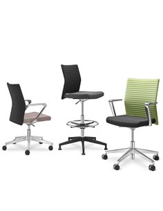Кресло LD SEATING ELEMENT 445, поворотное, с высоким газлифтом 2