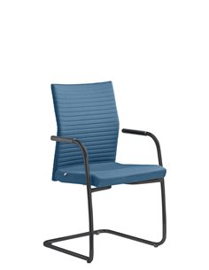 Кресло LD SEATING ELEMENT 440-Z-N1 для посетителей, на полозьях