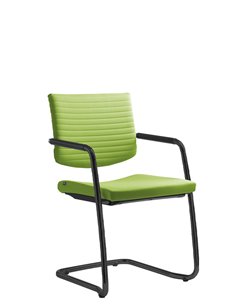 Кресло LD SEATING ELEMENT 444-Z-N1 для посетителей, на полозьях