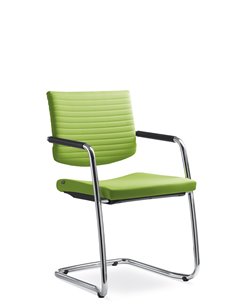 Кресло LD SEATING ELEMENT 444-Z-N4 для посетителей, на полозьях