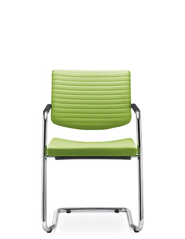 Крісло LD SEATING ELEMENT 444-Z-N4 для відвідувачів, на полозах