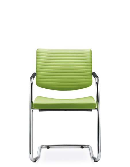 Крісло LD SEATING ELEMENT 444-Z-N4 для відвідувачів, на полозах
