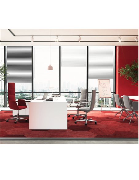 Кресло LD SEATING HARMONY MODERN 890 тканевое, с высокой спинкой