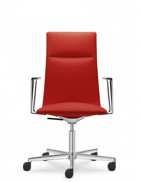 Кресло LD SEATING HARMONY MODERN 885 кожаное, со средней спинкой