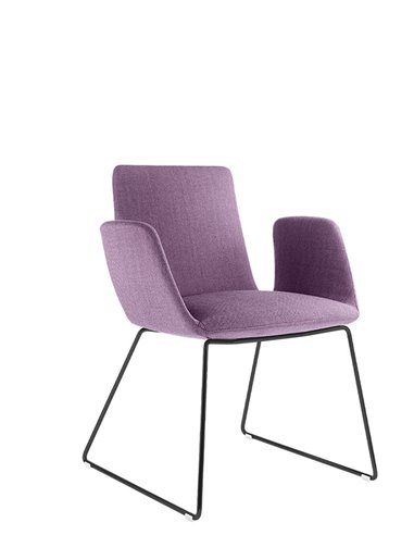 Конференц-кресло LD SEATING HARMONY MODERN 870-Q-N1 на полозьях