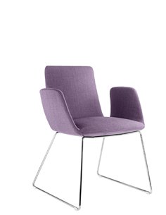 Конференц-кресло LD SEATING HARMONY MODERN 870-Q-N4 на полозьях