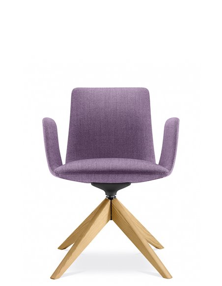 Конференц-кресло LD SEATING HARMONY MODERN 870, FW на деревянных ножках