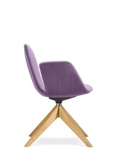 Конференц-кресло LD SEATING HARMONY MODERN 870, FW на деревянных ножках