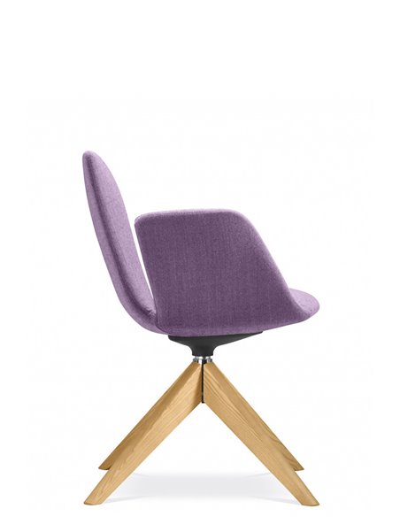 Конференц-кресло LD SEATING HARMONY MODERN 870, FW на деревянных ножках