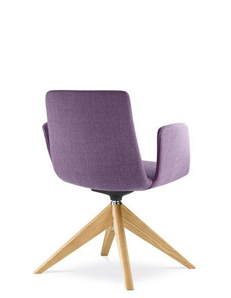 Конференц-кресло LD SEATING HARMONY MODERN 870, FW на деревянных ножках