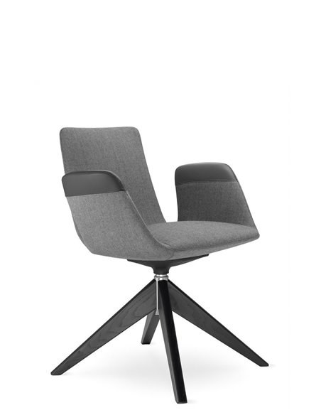 Конференц-крісло LD SEATING HARMONY MODERN 870, FW на дерев'яних ніжках