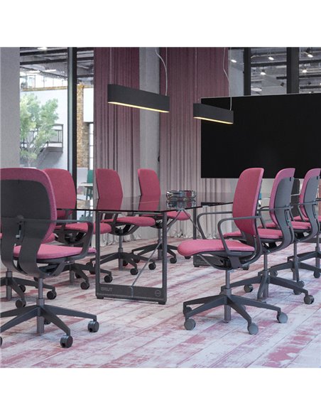 Кресло KLOBER LIM PADDED, P990 для оператора, черный корпус