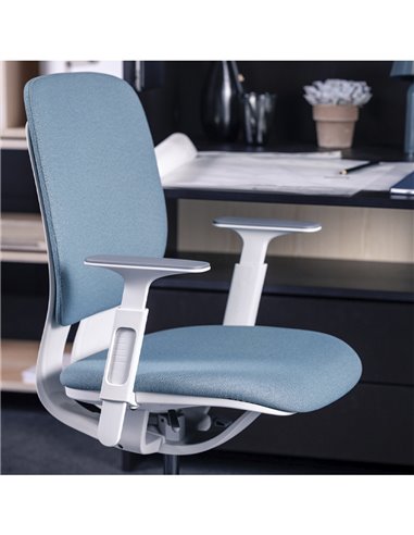 Кресло KLOBER LIM PADDED, P990 для оператора, светло-серый корпус