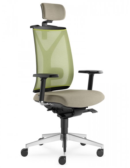 Кресло LD SEATING LEAF 503-SYS, HO эргономичное, черный корпус