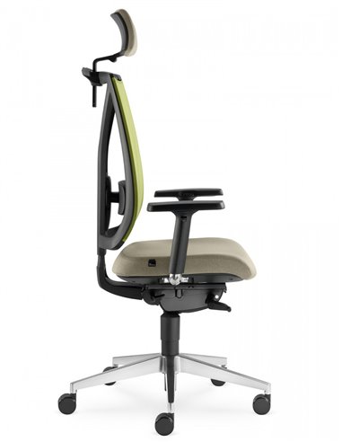Кресло LD SEATING LEAF 503-SYS, HO эргономичное, черный корпус