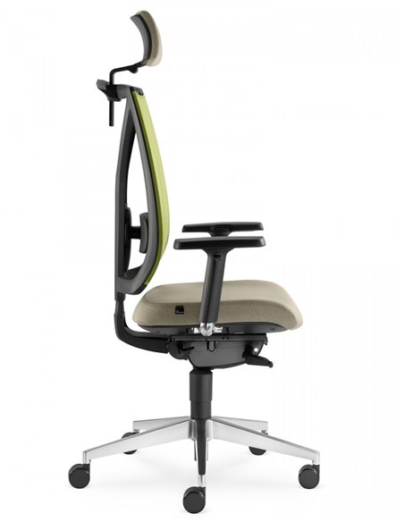 Кресло LD SEATING LEAF 503-SYS, HO эргономичное, черный корпус