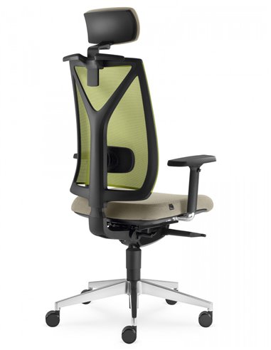 Кресло LD SEATING LEAF 503-SYS, HO эргономичное, черный корпус