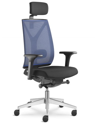Кресло LD SEATING LEAF 503-SYQ, HO эргономичное, черный корпус