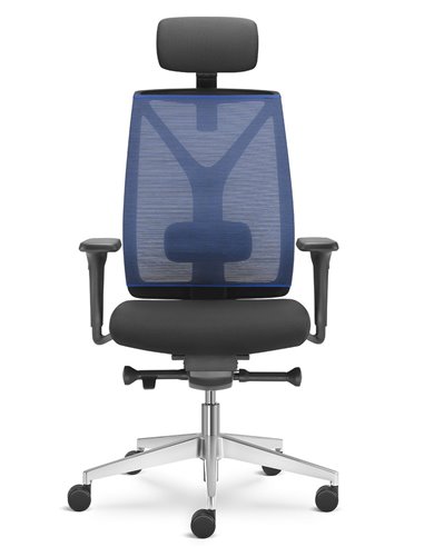 Кресло LD SEATING LEAF 503-SYQ, HO эргономичное, черный корпус