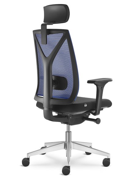 Кресло LD SEATING LEAF 503-SYQ, HO эргономичное, черный корпус