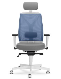 Кресло LD SEATING LEAF 504-SYS, HO эргономичное, белый корпус 2