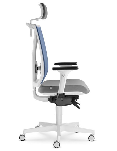 Кресло LD SEATING LEAF 504-SYS, HO эргономичное, белый корпус