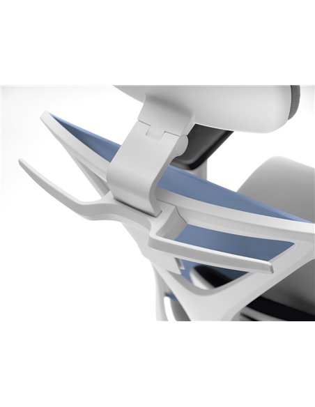 Кресло LD SEATING LEAF 504-SYS, HO эргономичное, белый корпус